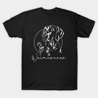 Weimaraner dog portrait T-Shirt